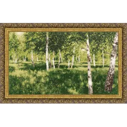 Kit de point de croix "Boulaie" 70x40 cm S/MK113