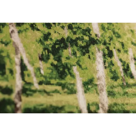 Cross stitch kit "Birch grove" 70x40 cm S/MK113