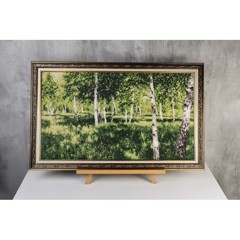 Cross stitch kit "Birch grove" 70x40 cm S/MK113