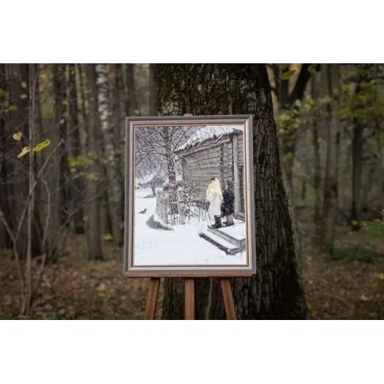 Cross stitch kit "The first snow" 50x63 cm S/MK087