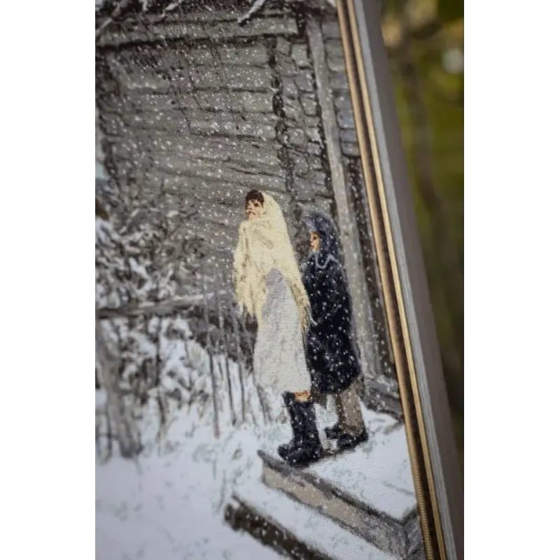 Cross stitch kit "The first snow" 50x63 cm S/MK087