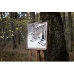 Набор для вышивания крестом "Первый снег" 50x63 см S/MK087