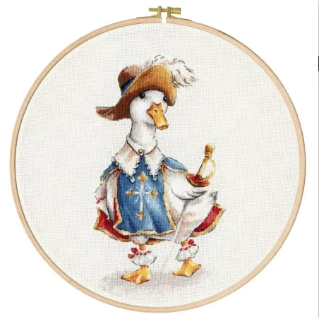 Cross stitch kit "Musketeer" 14.7x26.5 cm S/VK095