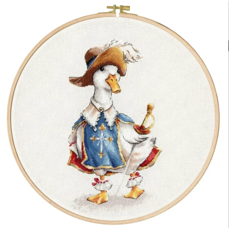 Cross stitch kit "Musketeer" 14.7x26.5 cm S/VK095