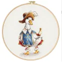 Cross stitch kit "Musketeer" 14.7x26.5 cm S/VK095