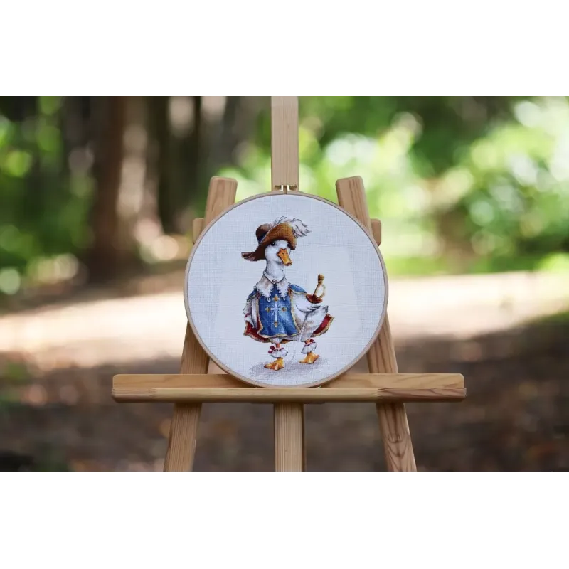 Cross stitch kit "Musketeer" 14.7x26.5 cm S/VK095