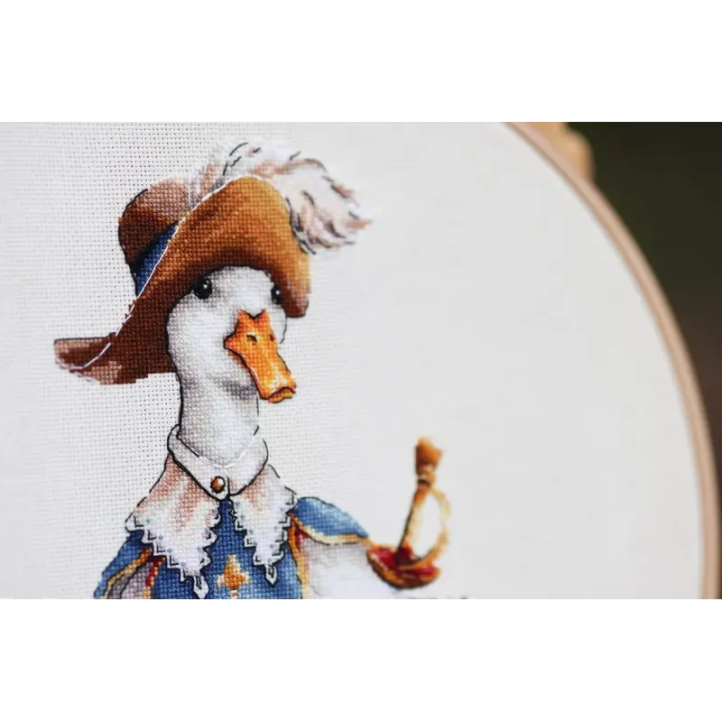 Cross stitch kit "Musketeer" 14.7x26.5 cm S/VK095