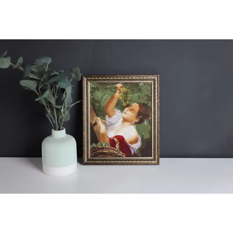 Kreuzstich-Set "Italienischer Mittag. Nach 1827" 22.5x27 cm S/KR005