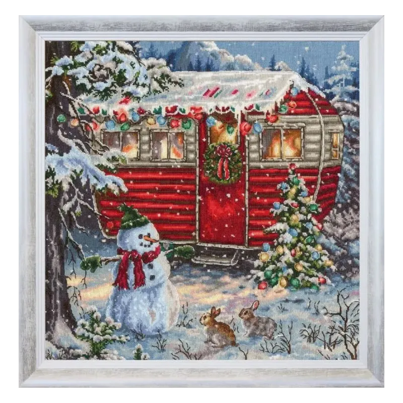 Needlecraft set "New Year's trailer" S/SO023