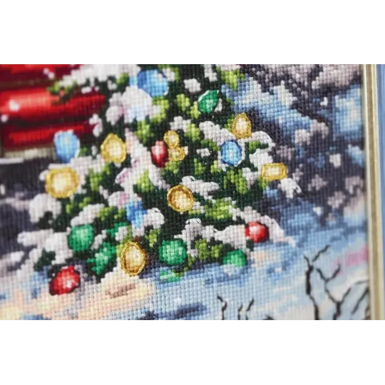 Needlecraft set "New Year's trailer" S/SO023