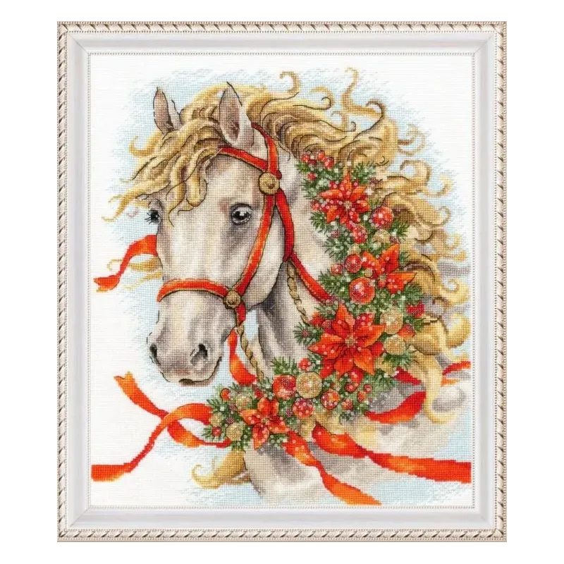 Cross stitch kit "Winter talisman" 25 x 29 cm S/MT031