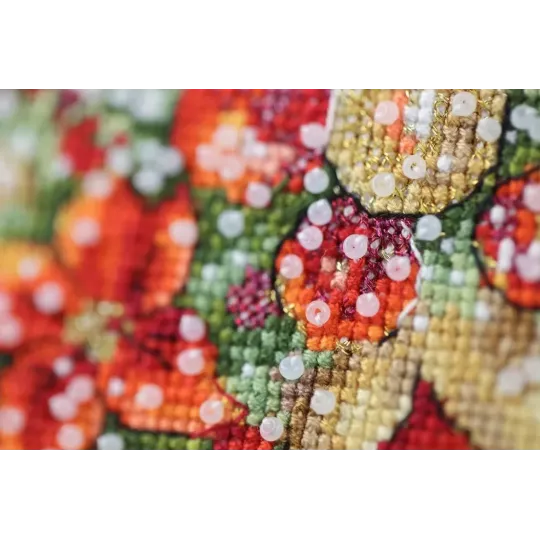 Kreuzstich-Set "Winteramulett" 25 x 29 cm S/MT031