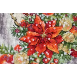 Набор для вышивания крестиком "Зимний талисман" 25 x 29 см S/MT031