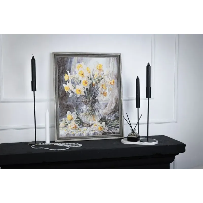 Cross stitch kit "The Tenderness of Narcissuses" 34.7 x 44.8 cm S/LTS087