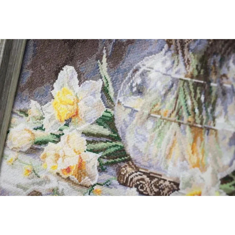 Stickpackung "Die Zärtlichkeit der Narzissen" 34,7 x 44,8 cm S/LTS087