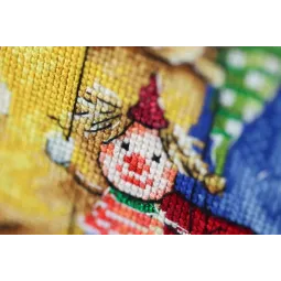 Cross stitch kit "Clown Bears" 24.3 x 29.3 cm S/VK097
