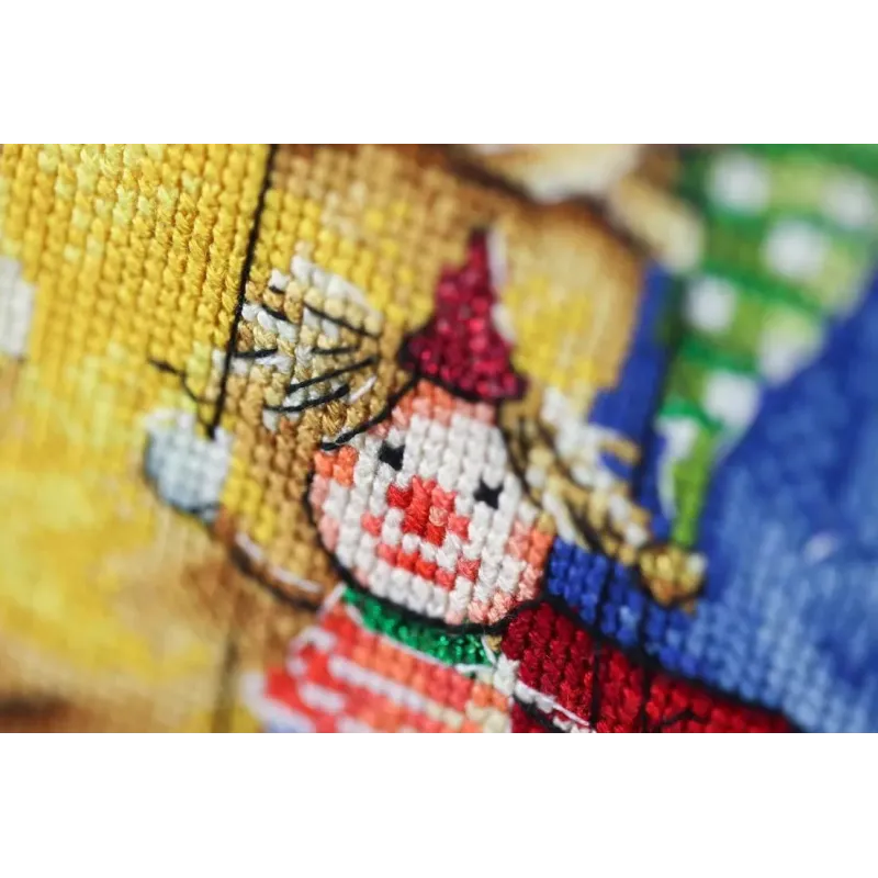 Cross stitch kit "Clown Bears" 24.3 x 29.3 cm S/VK097