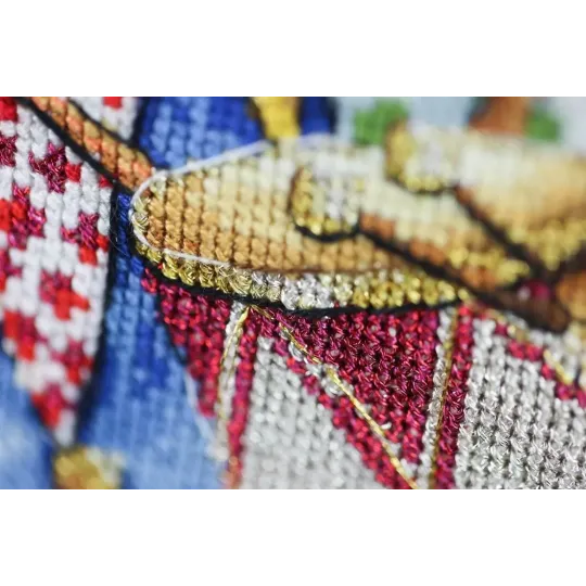 Cross stitch kit "Clown Bears" 24.3 x 29.3 cm S/VK097