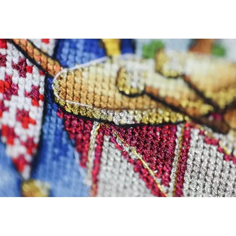 Kreuzstich-Set "Clownbären" 24,3 x 29,3 cm S/VK097