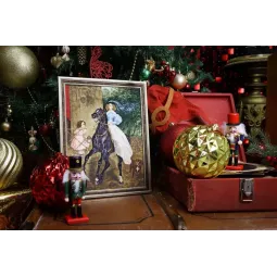 Kreuzstich-Set "Reiter" 24,5 x 32,5 cm S/KR006