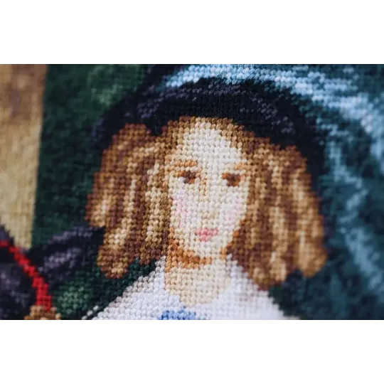 Cross stitch kit "Rider" 24.5 x 32.5 cm S/KR006