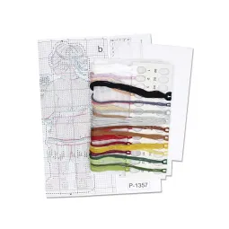 Набор для вышивания крестом "Праздничный самовар" 17*9 см SR-1357