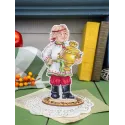 Kryželių siuvinėjimo rinkinys "Šventinis samovaras" 17*9 cm SR-1357