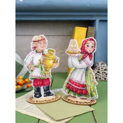 Kreuzstich-Set "Festlicher Samowar" 17*9 cm SR-1357