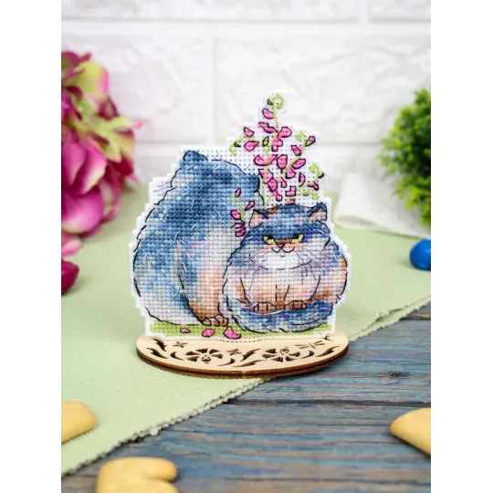 Siuvinėjimo kryželiu rinkinys "Saldus pora" 11*9 cm SR-1352