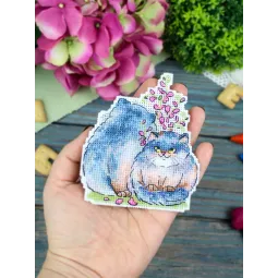 Набор для вышивания крестиком "Милая пара" 11*9 см SR-1352