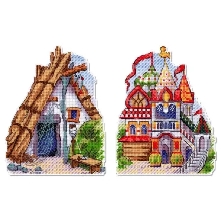 Cross stitch kit "Fairytale hut" 16*13 cm SR-1333
