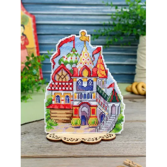 Cross stitch kit "Fairytale hut" 16*13 cm SR-1333
