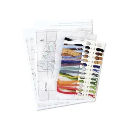 Набор для вышивания крестиком "Сказочная хижина" 16*13 см SR-1333