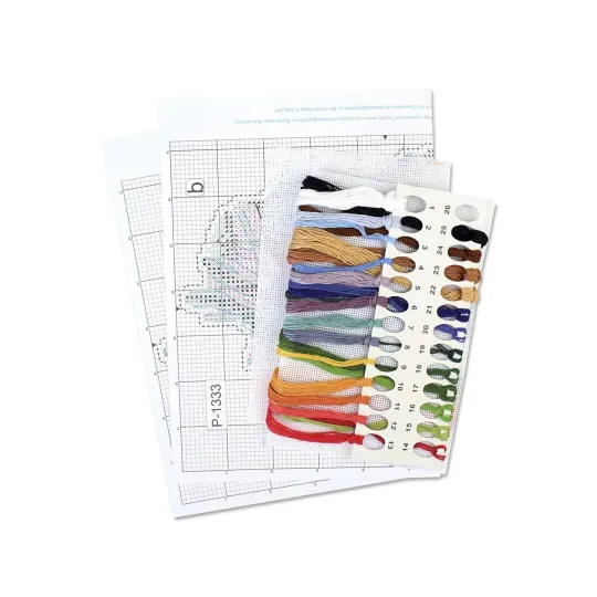 Kreuzstich-Set "Märchenhütte" 16*13 cm SR-1333