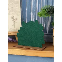 Cross-stich on wooden base"Pansies in a box" 10*11*6 cm SO-152