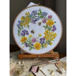 Cross stitch kit "Field wreath" SANP-77