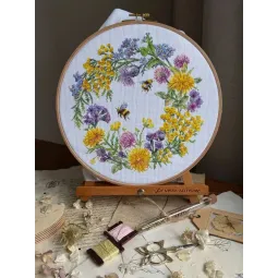 Cross stitch kit "Field wreath" SANP-77