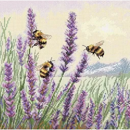 Kreuzstich-Set "Sommerlied" 18,5 x 18,5 cm SANL-27