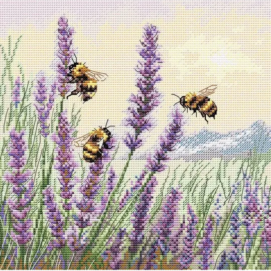 Cross stitch kit "Summer song" 18,5 х 18,5 cm SANL-27