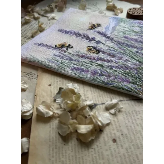 Набор для вышивания крестиком "Летняя песня" 18,5 х 18,5 см SANL-27