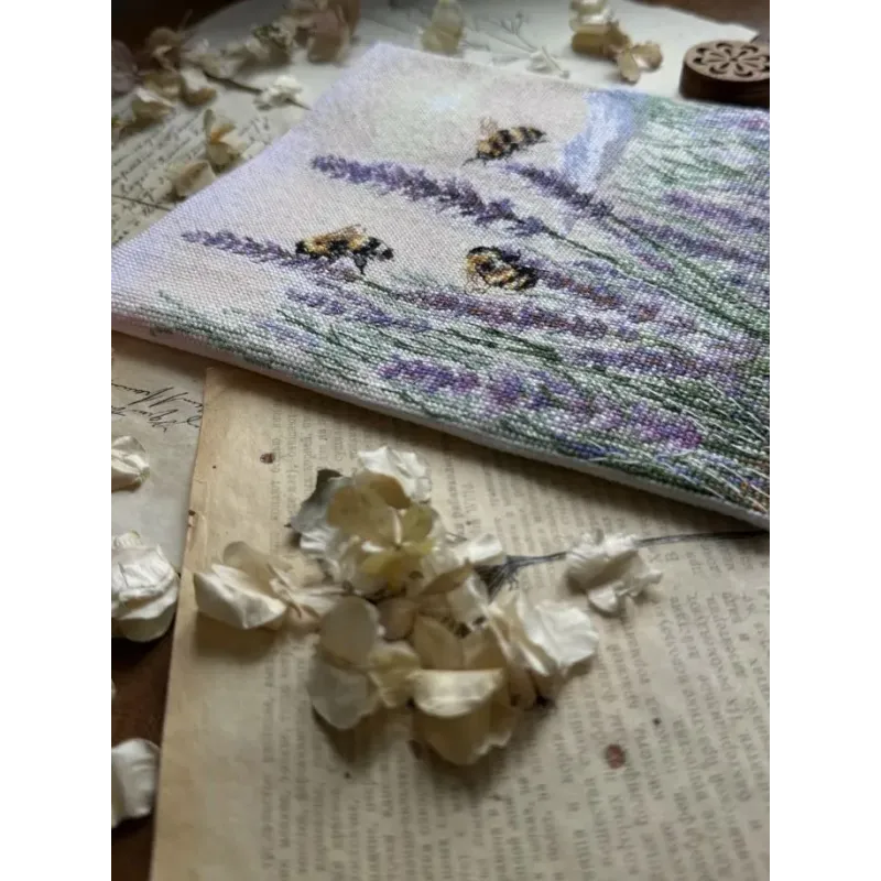 Набор для вышивания крестиком "Летняя песня" 18,5 х 18,5 см SANL-27