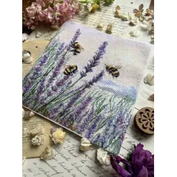 Siuvinėjimo kryželiu rinkinys "Vasaros daina" 18,5 x 18,5 cm SANL-27