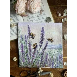 Kreuzstich-Set "Sommerlied" 18,5 x 18,5 cm SANL-27