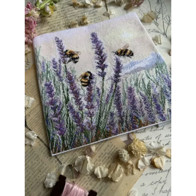 Kreuzstich-Set "Sommerlied" 18,5 x 18,5 cm SANL-27