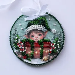 Kit de décoration "Elfe féerique" 13,2x6,6 cm AABT-068