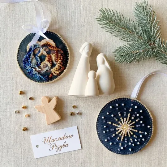 Decoration kit "Holy night" 13.2х6.6 cm AABT-066