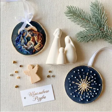 Decoration kit "Holy night" 13.2х6.6 cm AABT-066