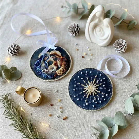 Decoration kit "Holy night" 13.2х6.6 cm AABT-066