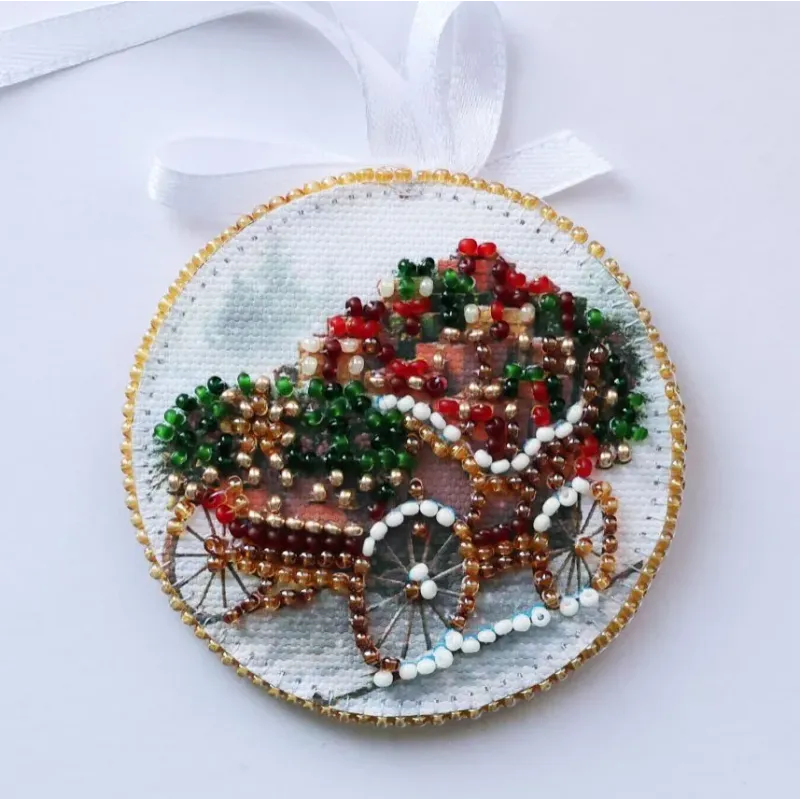 Decoration kit "Sleigh of Santa" 13.2х6.6 cm AABT-064