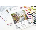 Kit Point de Croix "Boutique de Fleurs Parisiennes" 48 x 35 cm SBU5107